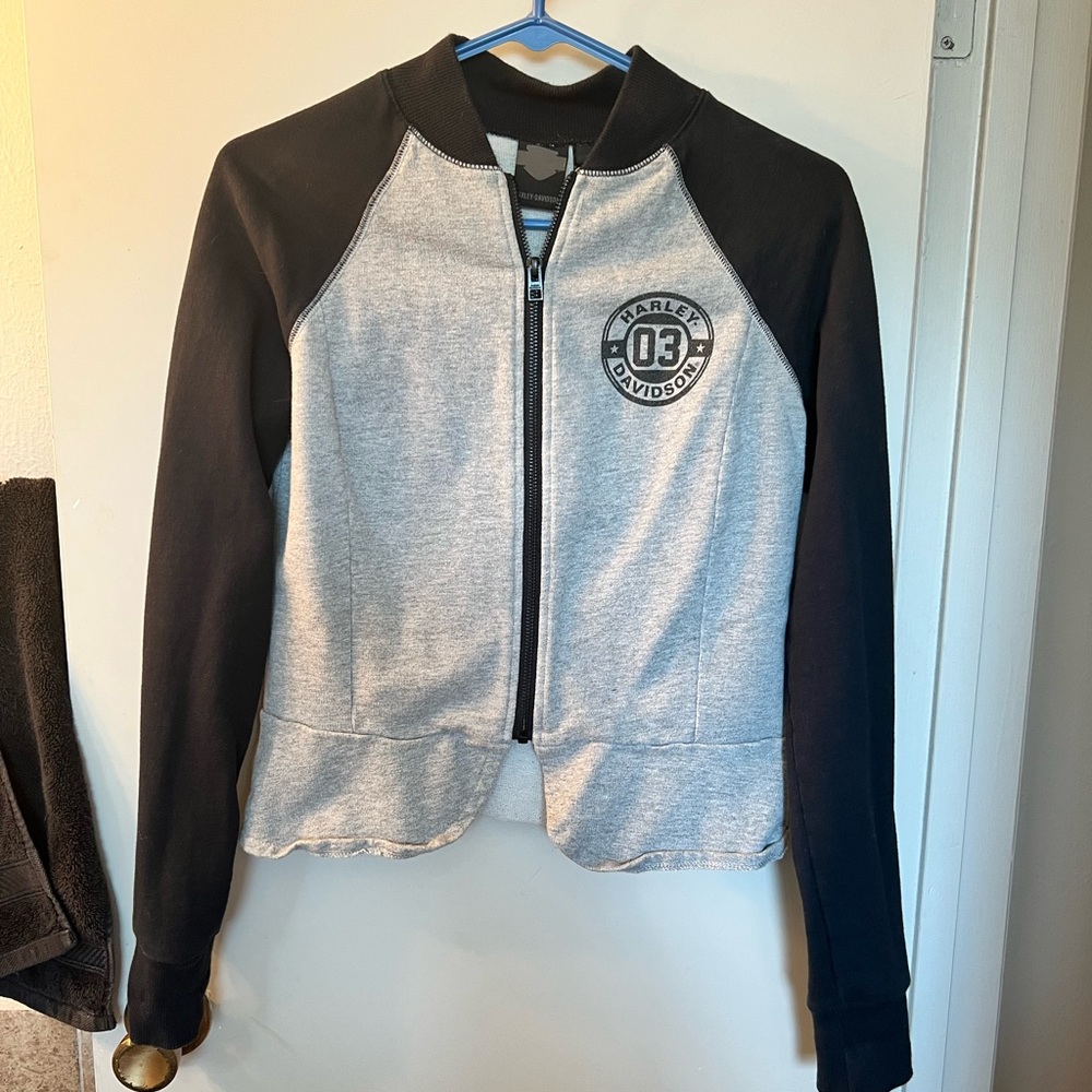 Harley-Davidson zip up cardigan